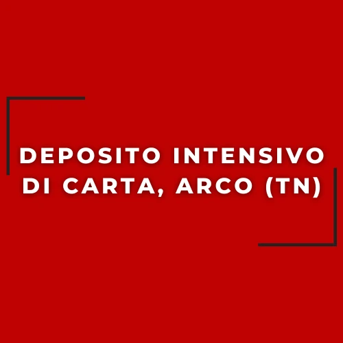 commessa in deposito carta arco